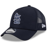 St. Louis Cardinals New Era 2026 Batting Practice Apex 9FORTY Adjustable Trucker Hat for sale