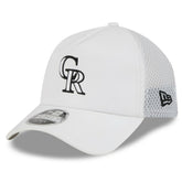 Colorado Rockies New Era 2026 Batting Practice Apex 9FORTY Adjustable Trucker Hat Outlet