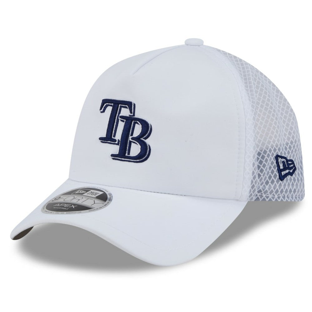 Tampa Bay Rays New Era 2026 Batting Practice Apex 9FORTY Adjustable Trucker Hat Near Me