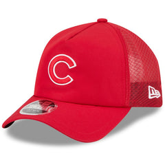 Chicago Cubs New Era 2026 Batting Practice Apex 9FORTY Adjustable Trucker Hat for sale