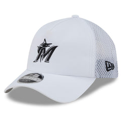 Miami Marlins New Era 2026 Batting Practice Apex 9FORTY Adjustable Trucker Hat for sale