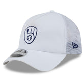 Milwaukee Brewers New Era 2026 Batting Practice Apex 9FORTY Adjustable Trucker Hat Outlet
