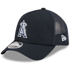 Los Angeles Angels New Era 2026 Batting Practice Apex 9FORTY Adjustable Trucker Hat Sale