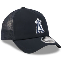 Los Angeles Angels New Era 2026 Batting Practice Apex 9FORTY Adjustable Trucker Hat Sale