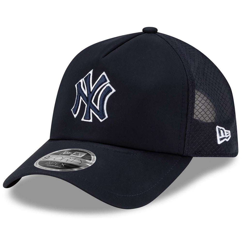 New York Yankees New Era 2026 Batting Practice Apex 9FORTY Adjustable Trucker Hat Online