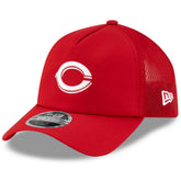 Cincinnati Reds New Era 2026 Batting Practice Apex 9FORTY Adjustable Trucker Hat Discount