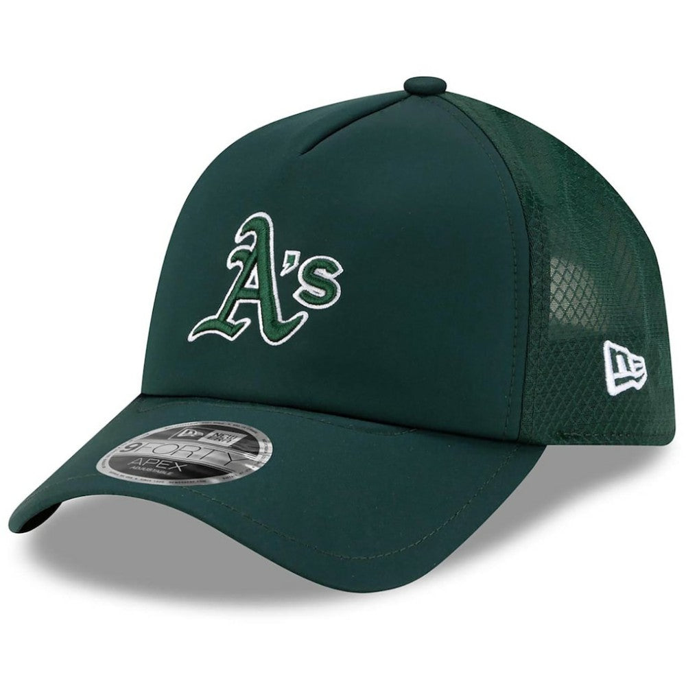 Athletics New Era 2026 Batting Practice Apex 9FORTY Adjustable Trucker Hat for sale