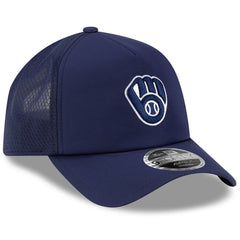 Milwaukee Brewers New Era 2026 Batting Practice Apex 9FORTY Adjustable Trucker Hat Discount