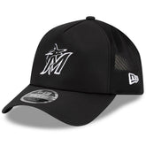 Miami Marlins New Era 2026 Batting Practice Apex 9FORTY Adjustable Trucker Hat Near Me