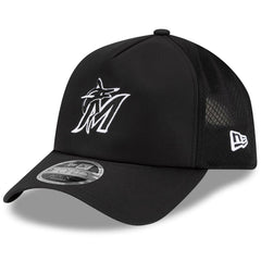 Miami Marlins New Era 2026 Batting Practice Apex 9FORTY Adjustable Trucker Hat Near Me