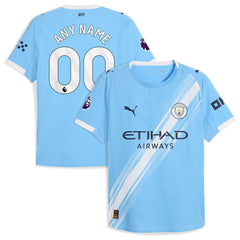 Puma - Manchester City 2025/26 Home Custom Jersey - Sky Blue