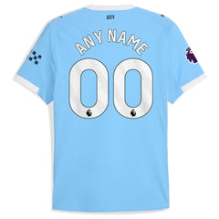 Puma - Manchester City 2025/26 Home Custom Jersey - Sky Blue