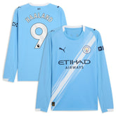Puma - Erling Haaland Manchester City 2025/26 Home Replica Long Sleeve Player Jersey - Sky Blue