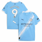Puma - Erling Haaland Manchester City Youth 2025/26 Home Replica Player Jersey - Sky Blue