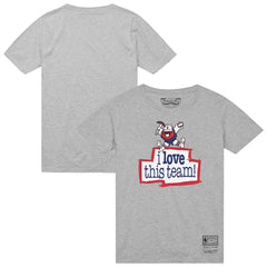 Mitchell & Ness Denver Nuggets I Love This Team T-Shirt Heather Gray