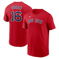 Jarren Duran Boston Red Sox Nike Fuse Name & Number T-Shirt for sale
