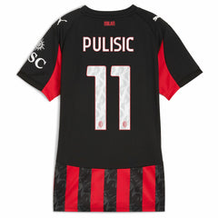 Puma - Christian Pulisic AC Milan Women's 2025/26 Home Replica Player Jersey - Red
