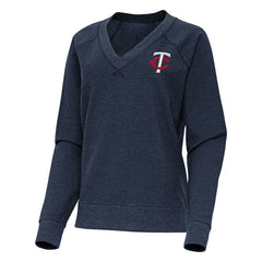 Minnesota Twins Antigua Women's Varsity Tri-Blend V-Neck Long Sleeve T-Shirt Near Me
