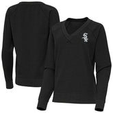Chicago White Sox Antigua Women's Varsity Tri-Blend V-Neck Long Sleeve T-Shirt Online