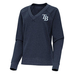 Tampa Bay Rays Antigua Women's Varsity Tri-Blend V-Neck Long Sleeve T-Shirt Online