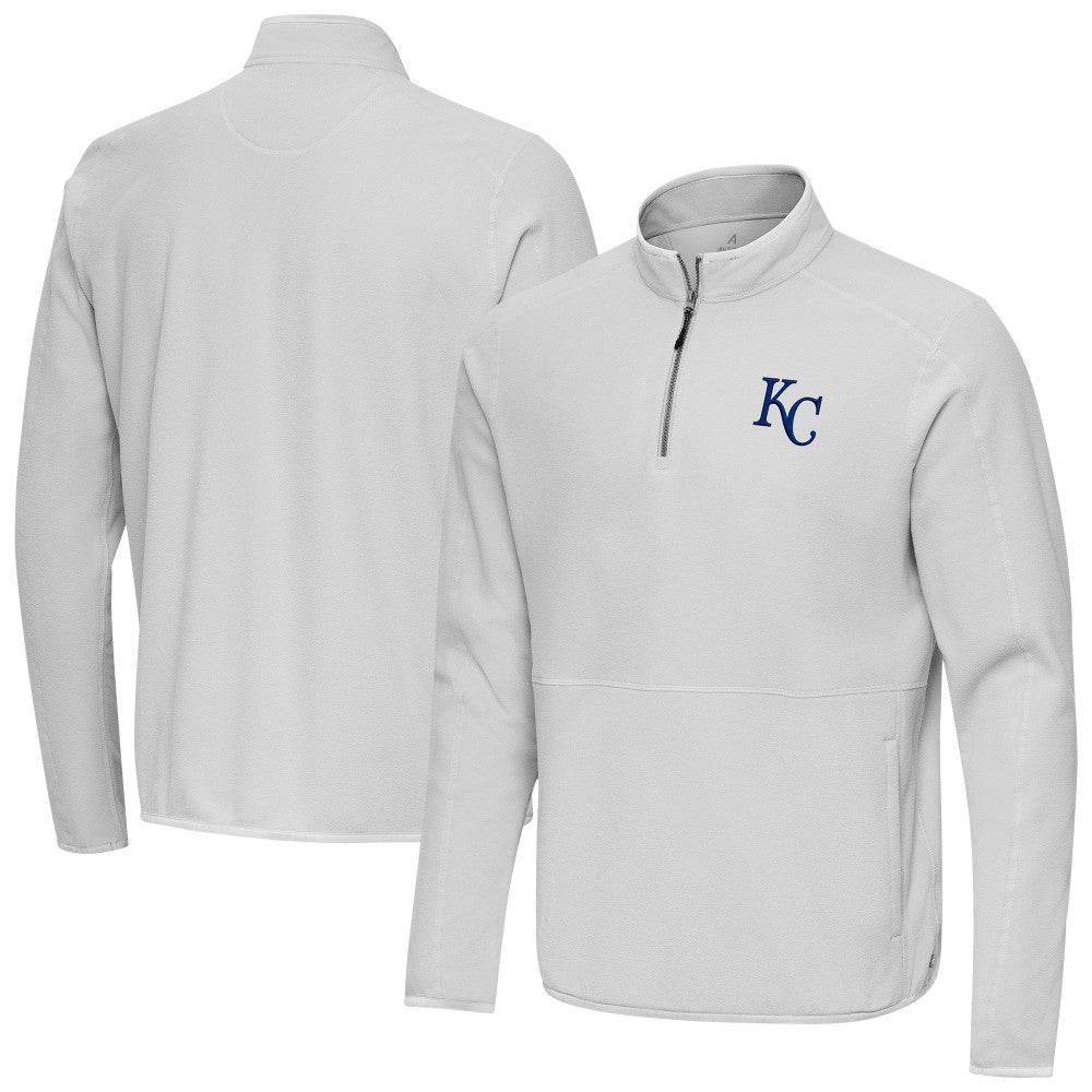 Kansas City Royals Antigua Step Up Quarter-Zip Pullover Outlet