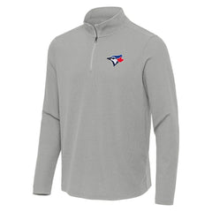 Toronto Blue Jays Antigua Sync Tri-Blend Quarter-Zip Pullover Discount