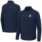 New York Yankees Antigua Sync Tri-Blend Quarter-Zip Pullover Near Me