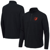 Baltimore Orioles Antigua Sync Tri-Blend Quarter-Zip Pullover Online