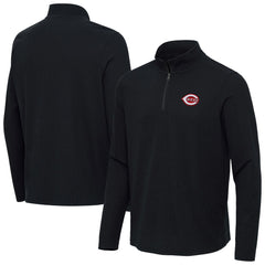 Cincinnati Reds Antigua Sync Tri-Blend Quarter-Zip Pullover Online