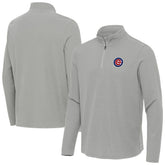Chicago Cubs Antigua Sync Tri-Blend Quarter-Zip Pullover Online