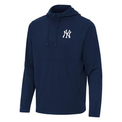 New York Yankees Antigua Connected Quarter-Zip Pullover Hoodie Discount