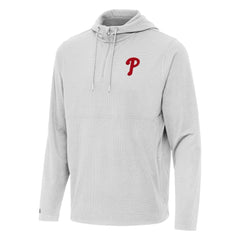 Philadelphia Phillies Antigua Connected Quarter-Zip Pullover Hoodie for sale