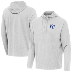 Kansas City Royals Antigua Connected Quarter-Zip Pullover Hoodie for sale