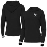 Colorado Rockies Antigua Women's Trek Pullover Hoodie Outlet