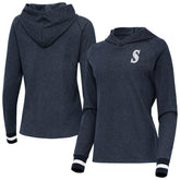 Seattle Mariners Antigua Women's Trek Pullover Hoodie Online