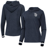 Tampa Bay Rays Antigua Women's Trek Pullover Hoodie Sale