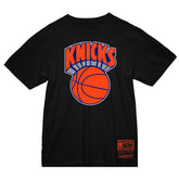 Mitchell & Ness New York Knicks Hardwood Classics Vintage Logo T-Shirt Black