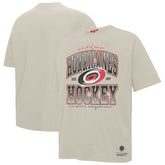 Carolina Hurricanes Mitchell & Ness Women's Dump & Chase Boyfriend T-Shirt - Cream | NHL Lifestyle