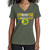 Athletics Starter Women's Team Color Shading V-Neck T-Shirt Discount