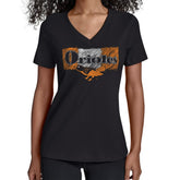 Baltimore Orioles Starter Women's Team Color Shading V-Neck T-Shirt Outlet