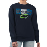Tampa Bay Rays Starter Women's Team Color Shading Fleece Pullover Sweatshirt for sale