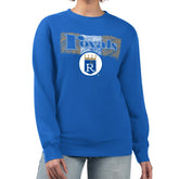 Kansas City Royals Starter Women's Team Color Shading Fleece Pullover Sweatshirt Discount