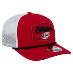 Carolina Hurricanes New Era Team Patch Basic 9SEVENTY Adjustable Trucker Hat - Red/White | New Era discount
