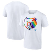 Memphis Grizzlies Team Logo Pride T-Shirt White