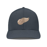 Detroit Red Wings Levelwear Rise Copper Insignia Flex Hat - Charcoal | NHL Lifestyle