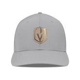 Vegas Golden Knights Levelwear Rise Copper Insignia Flex Hat - Gray | NHL Lifestyle