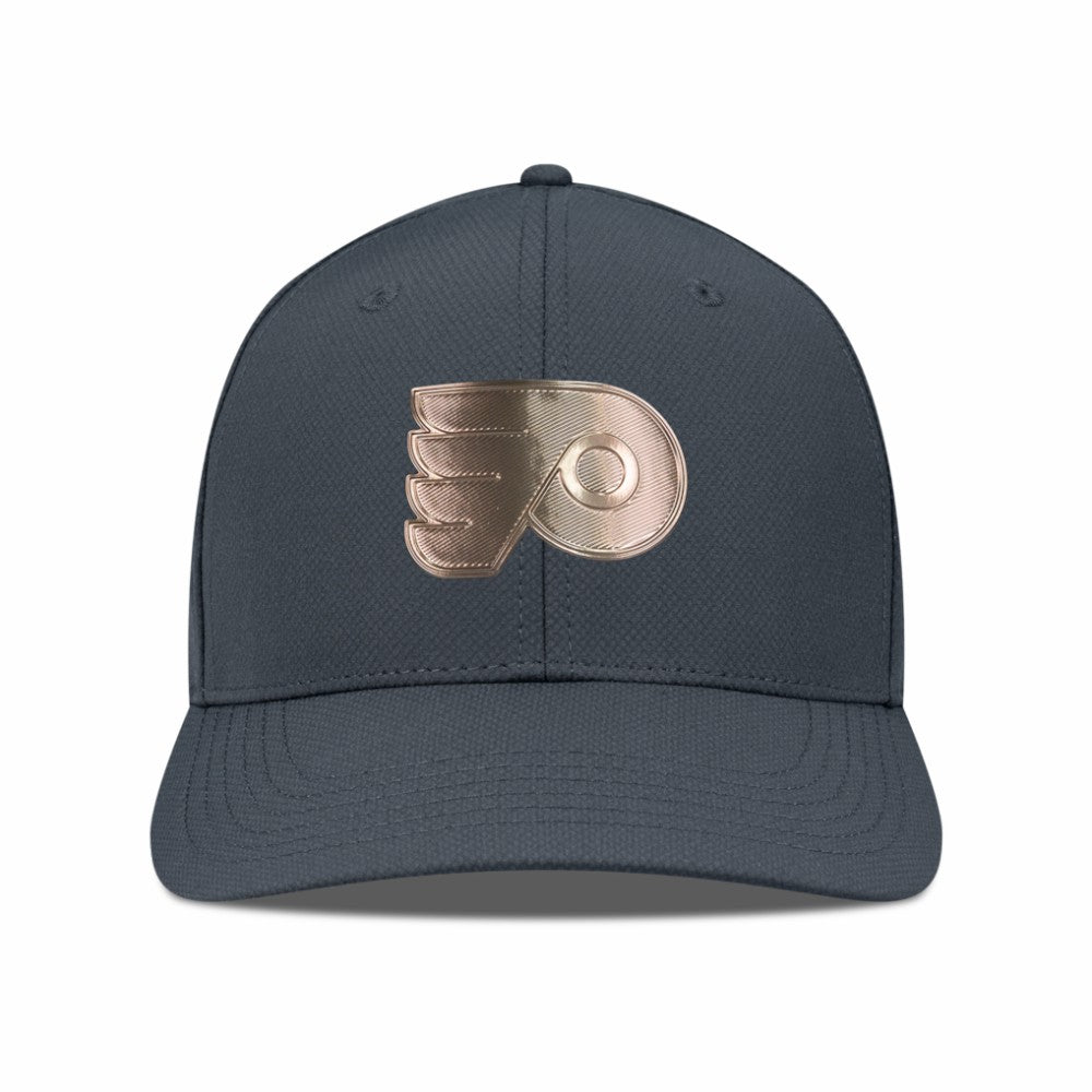 Philadelphia Flyers Levelwear Rise Copper Insignia Flex Hat - Charcoal | NHL discount