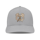 Chicago Blackhawks Levelwear Rise Copper Insignia Flex Hat - Gray | NHL Lifestyle