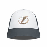 Tampa Bay Lightning Levelwear Endure Copper Insignia Adjustable Hat - White/Charcoal | NHL Clearance