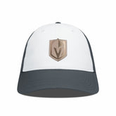 Vegas Golden Knights Levelwear Endure Copper Insignia Adjustable Hat - White/Charcoal | NHL Clearance